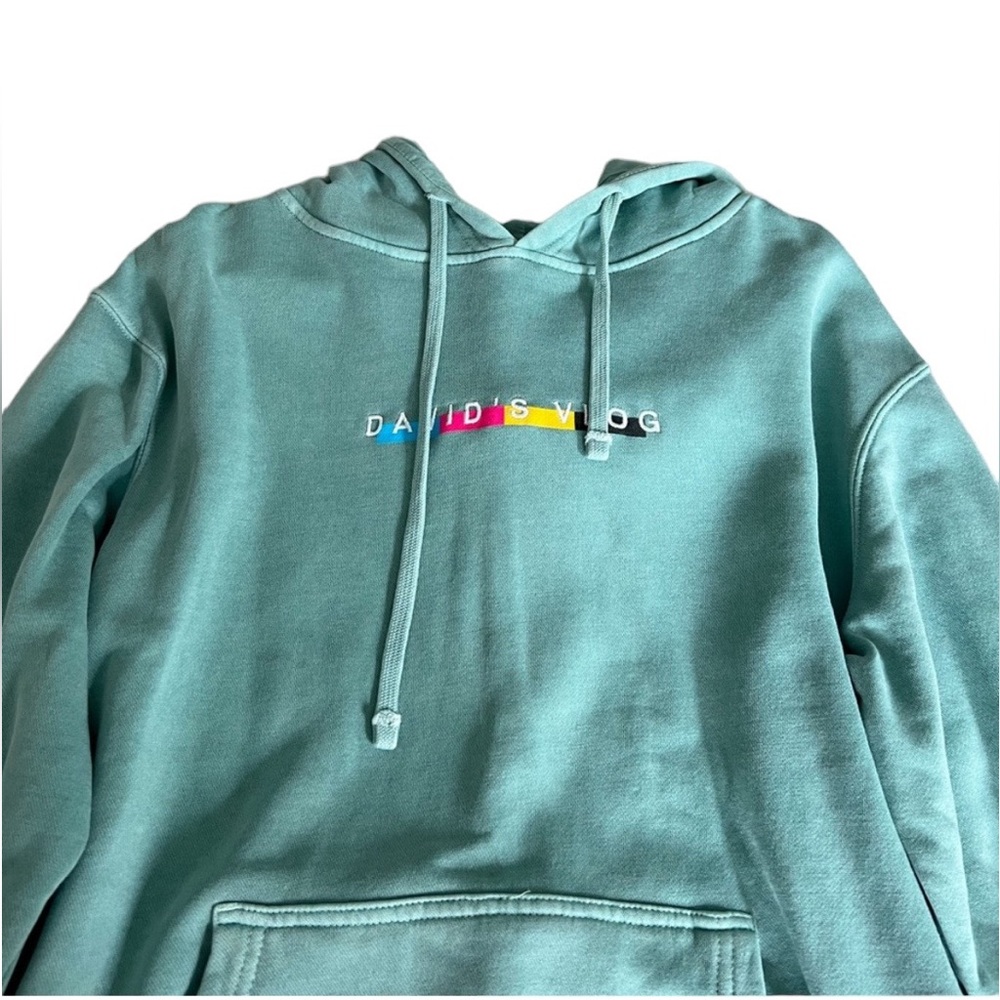 Vlog Squad - Turquoise, David’s Vlog Hoodie - US M